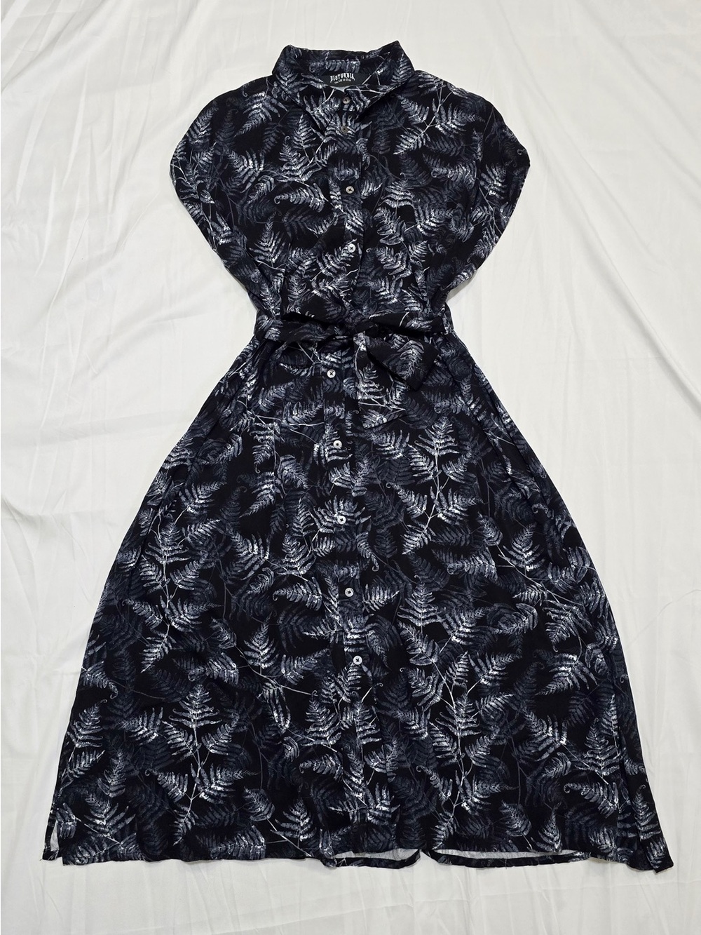 Disturbia bracken tie waist midi shirt dress - Picture 4 of 10